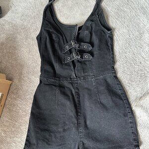 Denim Romper